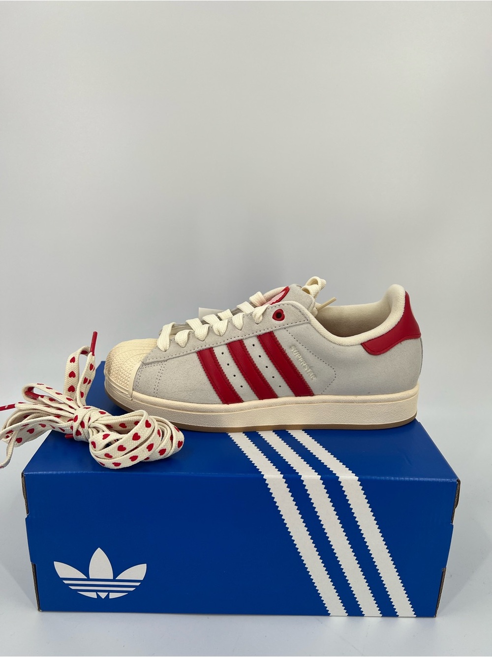 Adidas Superstar II "Valentine's Day" Sneakers Size 9